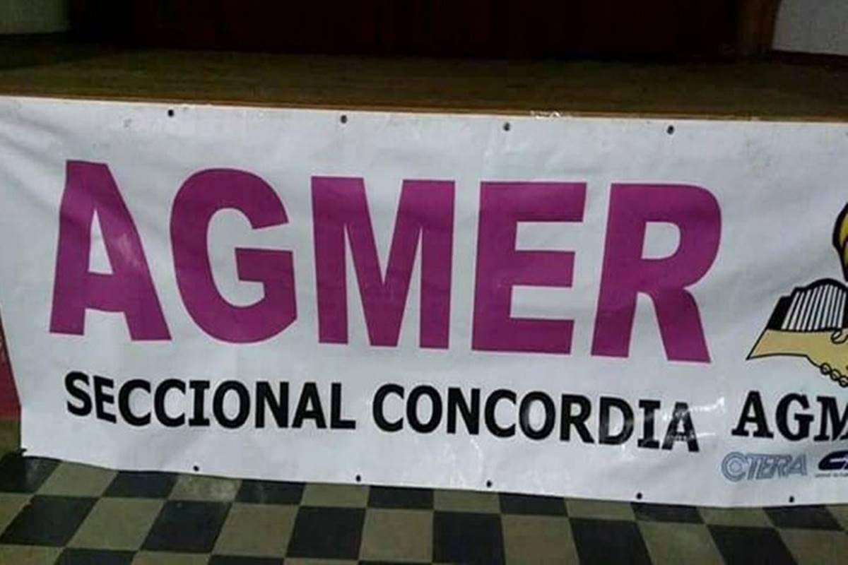 AGMER Concordia advirtió sobre los reclamos. AGMER Concordia advirtió sobre los reclamos.