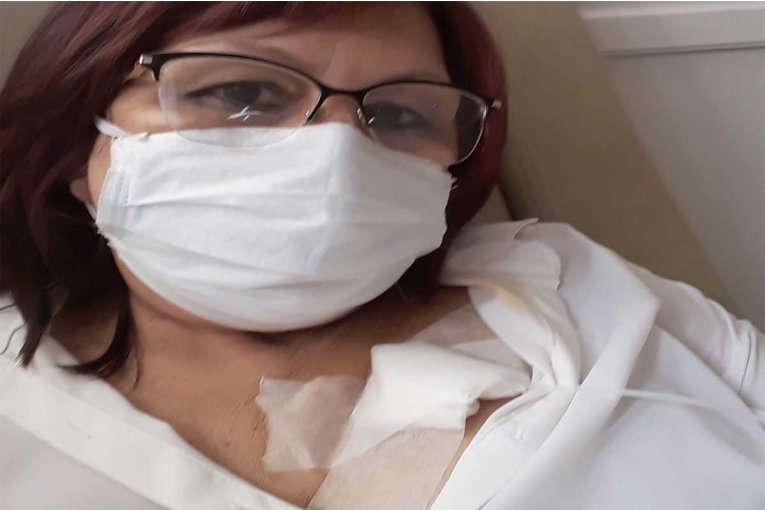 &ldquo;Estoy complicada con mi cáncer pero la falta de respuestas del IOSPER es lo que más me agota&rdquo;, dijo Teresita
