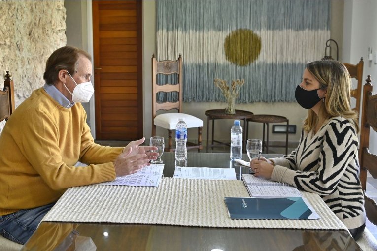 Bordet analizó con Stratta el programa de apoyo a los sectores y actividades más afectadas por la pandemia