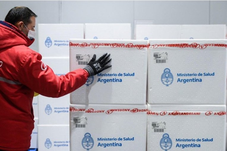 Llegan a Entre Ríos 13.800 dosis del componente 1 de la vacuna Sputnik V