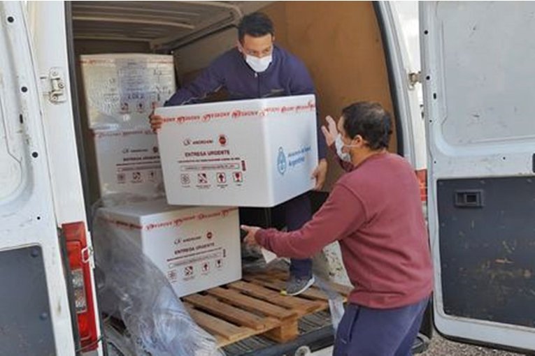 COVID: Llegaron más dosis de vacunas a Entre Ríos