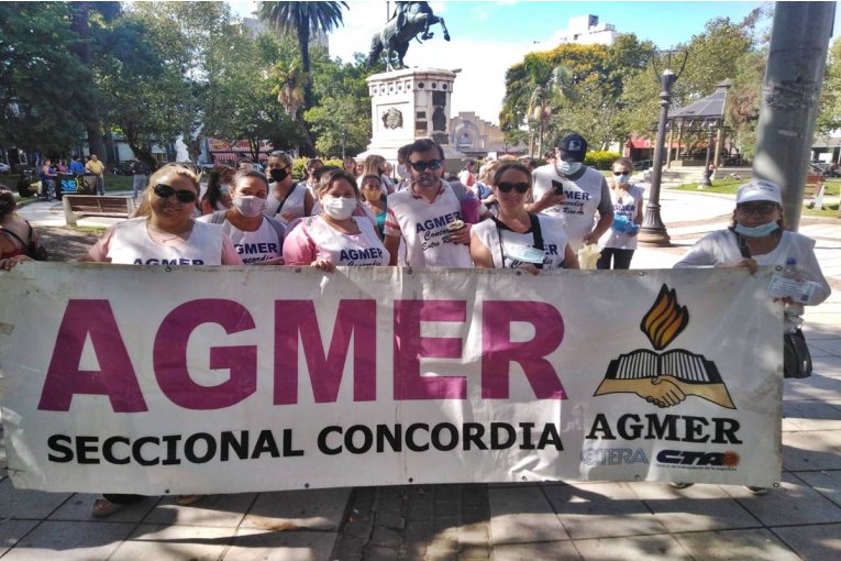 AGMER Concordia se suma a la protesta nacional contra el DNU de Milei y convoca a manifestarse