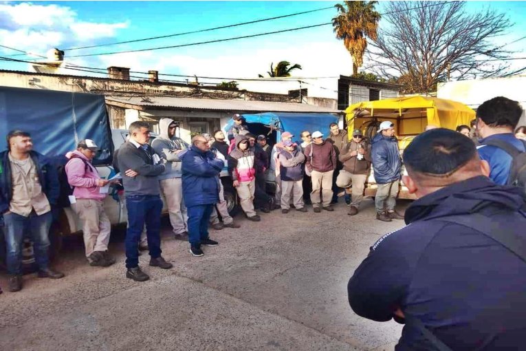 Trabajadores del EDOS realizaron una asamblea en la que plantearon su malestar salarial