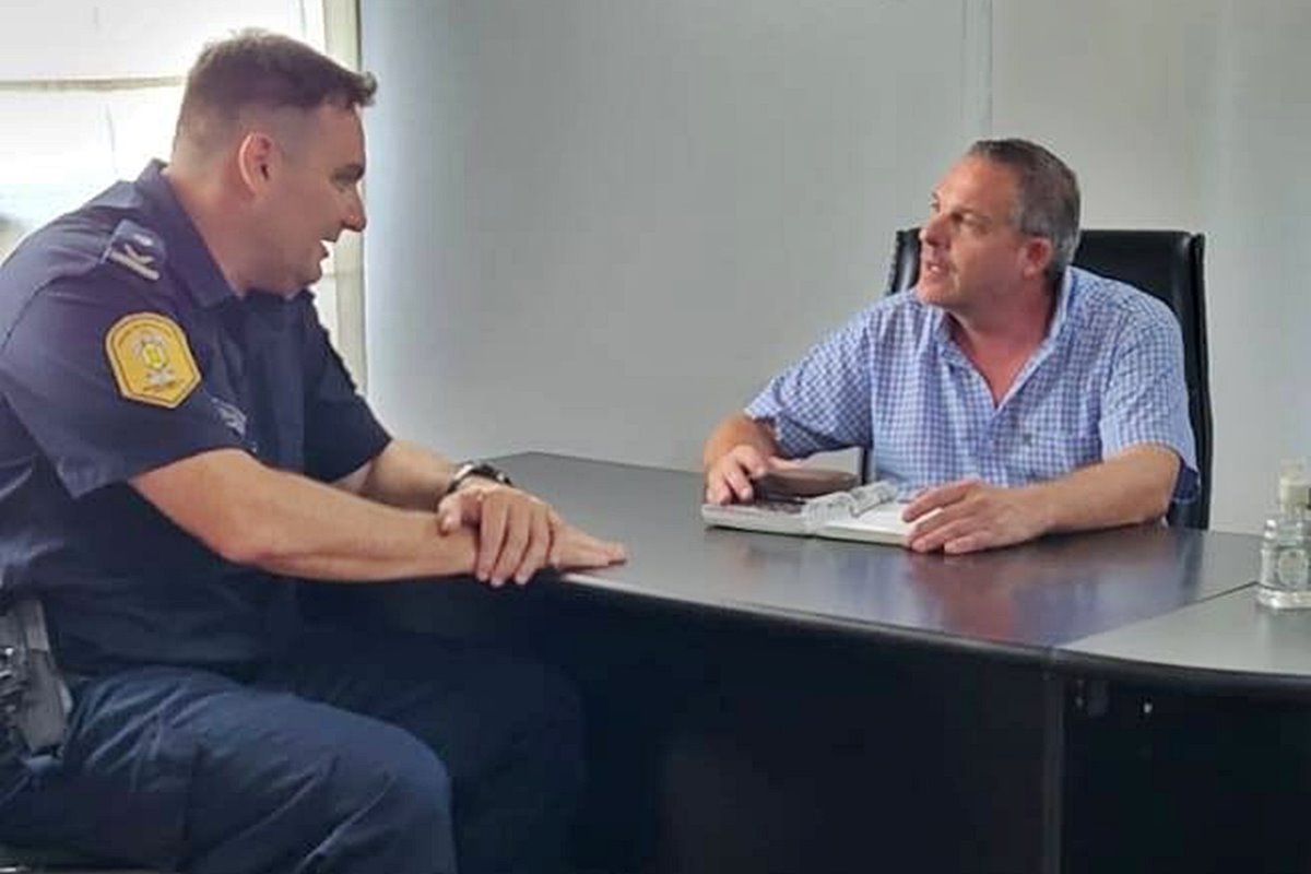 Rosatelli se reunió con Goldin en Estania Grande Rosatelli se reunió con Goldin en Estania Grande